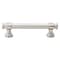 Gliderite Hardware 3-3/4 in. Center to Center Satin Nickel Classic Euro Bar Pull - 4361-96-SN 4361-96-SN-1 - alternate 1